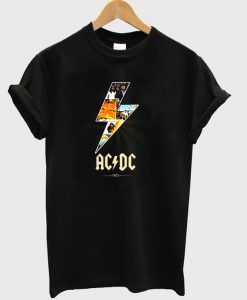 AC DC 1973 T shirt (KM)