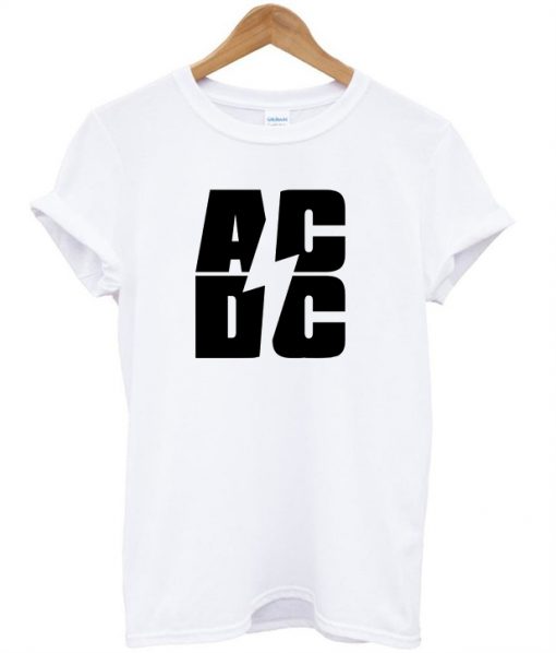 AC DC Font T shirt (KM)