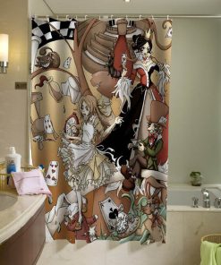 Alice In Wonderland Shower Curtain KM