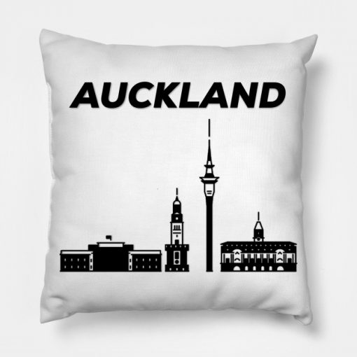 Auckland Skyline New Zealand Pillow KM