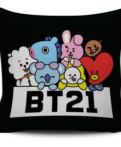 BT21 Pillow Black KM