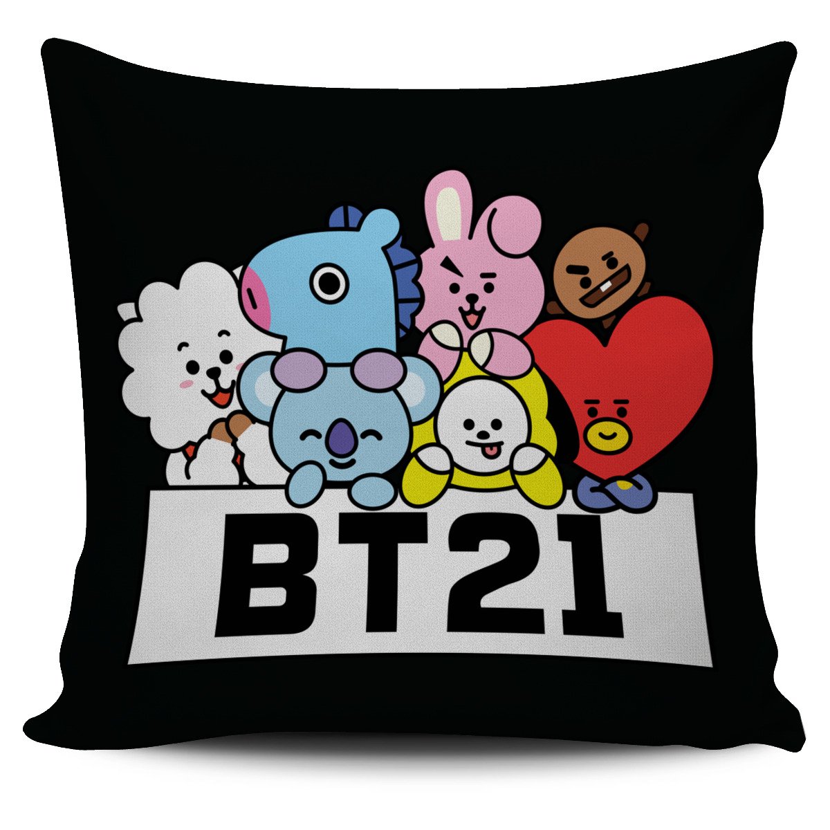 bt21 throw pillow