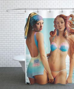 Beach Girls Shower Curtain KM