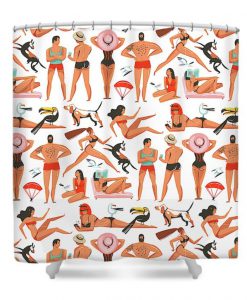 Beach Shower Curtain KM