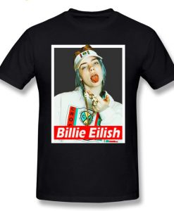 Billie Eilish Pop Streetwear Men T Shirt KM