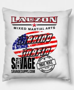 Brian BJ Marino Marino Mafia tee Pillow KM