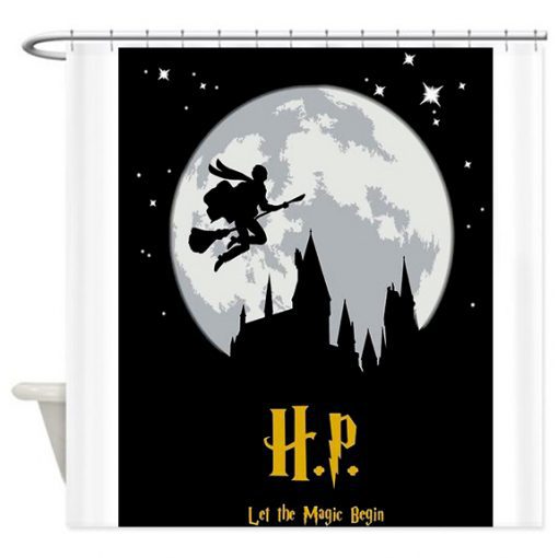 Harry Potter silhouette shower curtain KM