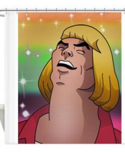 He-Man Sings Shower Curtain KM