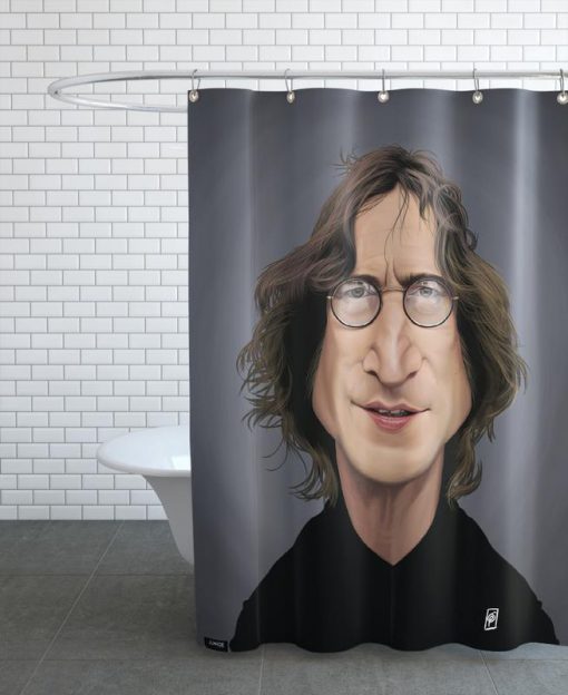 John Lennon Shower Curtain KM