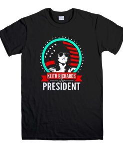 KEITH RICHARDS FOR PRESIDENT MUSIC T-Shirt KM