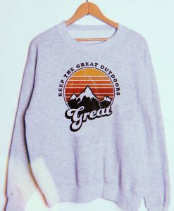 Keep the great outdoors Sweatshirt KM