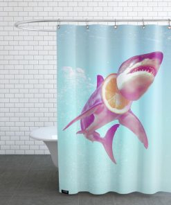 Lemon Shark Shower Curtain KM