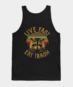 Live Fast Eat Trash Tank Top KM