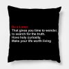 Loner Introvert Quote Pillow KM