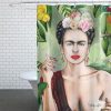 Love Is Art Frida Kahlo and Van Gogh Shower Curtain KM