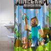 Minecraft Mine Craft Personalized Custom Shower Curtain KM