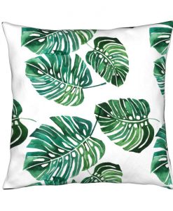 Monstera Pattern Pillow KM