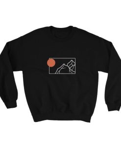 Mountains sun, Travel Sweatshirt KM