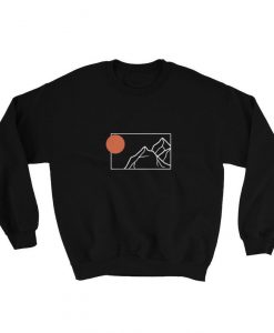 Mountains sun, Travel Sweatshirt KM