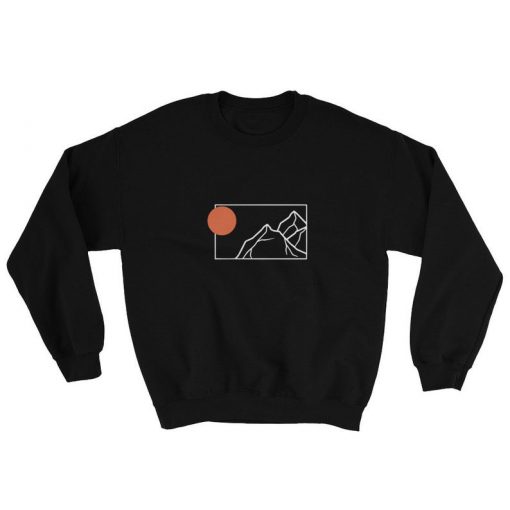 Mountains sun, Travel Sweatshirt KM