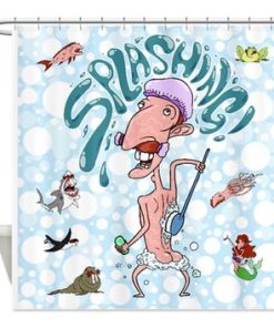 Nigel Thornberry Shower Curtain KM
