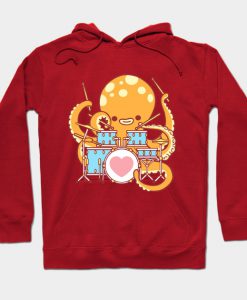 Octopus Drummer Hoodie (KM)