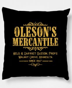 Oleson's Mercantile - From Little House on the Prairie Pillow KM