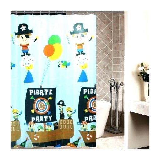 Pirate And Mermaid Shower Curtain KM