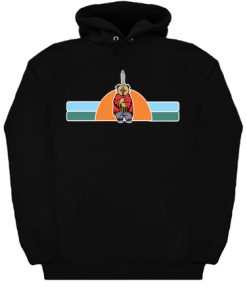 Samurai Teddy Bear Hoodie KM