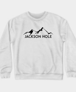 Skiing Jackson Hole Wyoming Sweatshirt KM