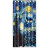 Tardis Doctor Who Starry Night Shower Curtain KM