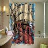 The Octopus Attack Shower Curtain KM