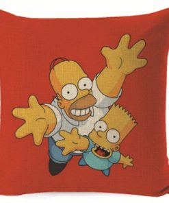 The Simpsons Cartoon Character Pillow KM