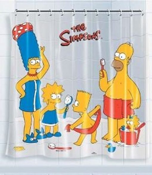 The Simpsons Shower Curtain KM