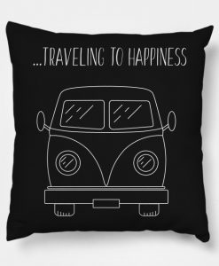 Travelling to Happiness Pillow KM