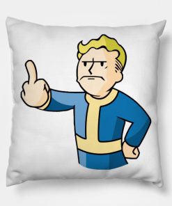 Vault boy the middle finger Pillow KM