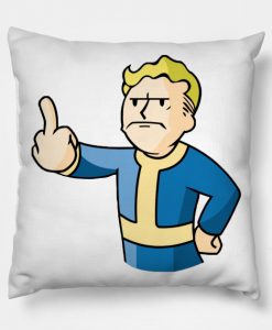 Vault boy the middle finger Pillow KM