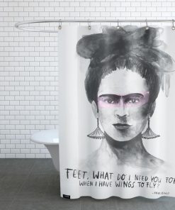 Wings Frida Kahlo Shower Curtain KM