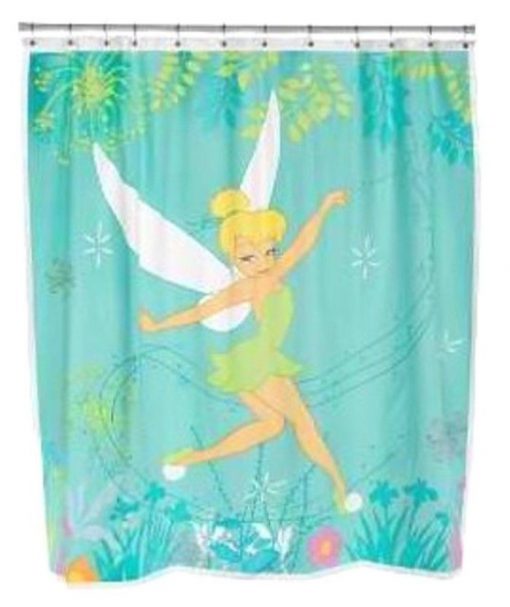 disney tinkerbell shower curtains km