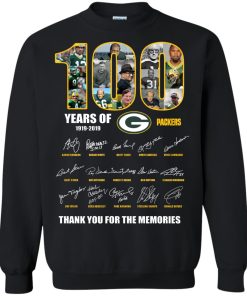 100 Years Of Green Packers -1919-2019 Sweatshirt KM