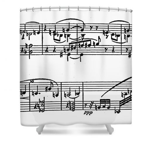 Arnold Schoenberg Shower Curtain KM