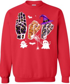 BOO ASL Halloween Sweatshirt KM