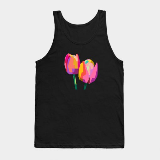 Colorful Tulip Tank Top KM