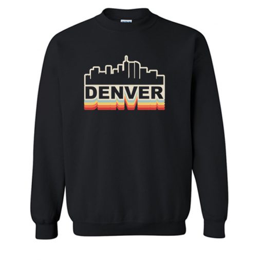 Denver Skyline Vintage Sweatshirt KM