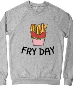 FRY DAY junk food sweatshirt KM