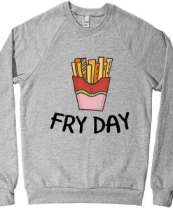 FRY DAY junk food sweatshirt KM