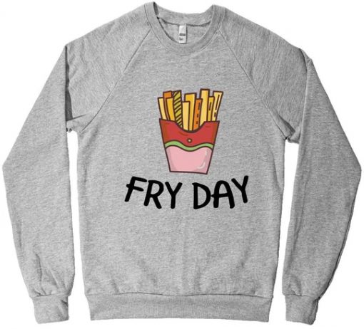 FRY DAY junk food sweatshirt KM