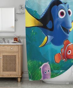 Finding Dory and Nemo Series Shower Curtain KM