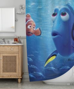 Finding Dory and Nemo Shower Curtain KM
