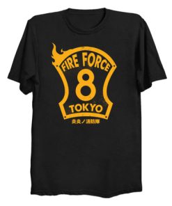 Fire force 8th Company T Shirt KM